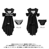 【海外発送不可】クロミセーラー水着