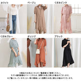 フィッシュテールシャツワンピース