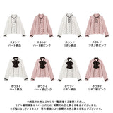 【メール便】選べる襟総柄ブラウス