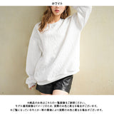 オーバーサイズロゴプルオーバー