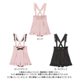 ガーターデザインサス付ショートパンツ
