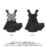 ビスチェバックリボン水着
