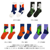 【メール便】幾何学アートカラーソックス 【靴下】