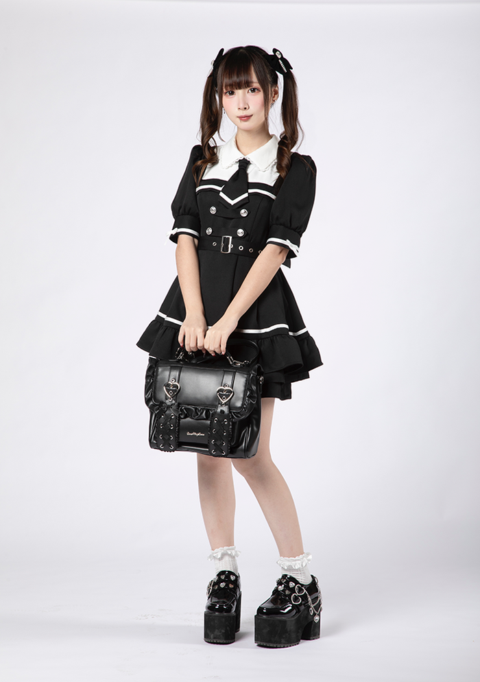 夢展望×谷GOGOコラボ商品】探偵ネクタイ半袖ワンピース – レディース