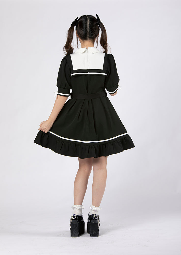 【夢展望×谷GOGOコラボ商品】探偵ネクタイ半袖ワンピース
