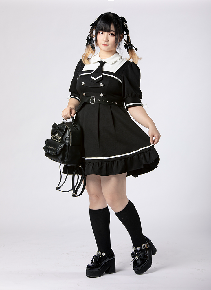 【夢展望×谷GOGOコラボ商品】探偵ネクタイ半袖ワンピース