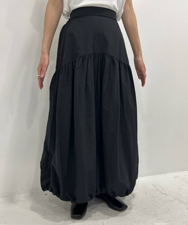 【GW限定】2wayナイロンギャザーデザインスカート