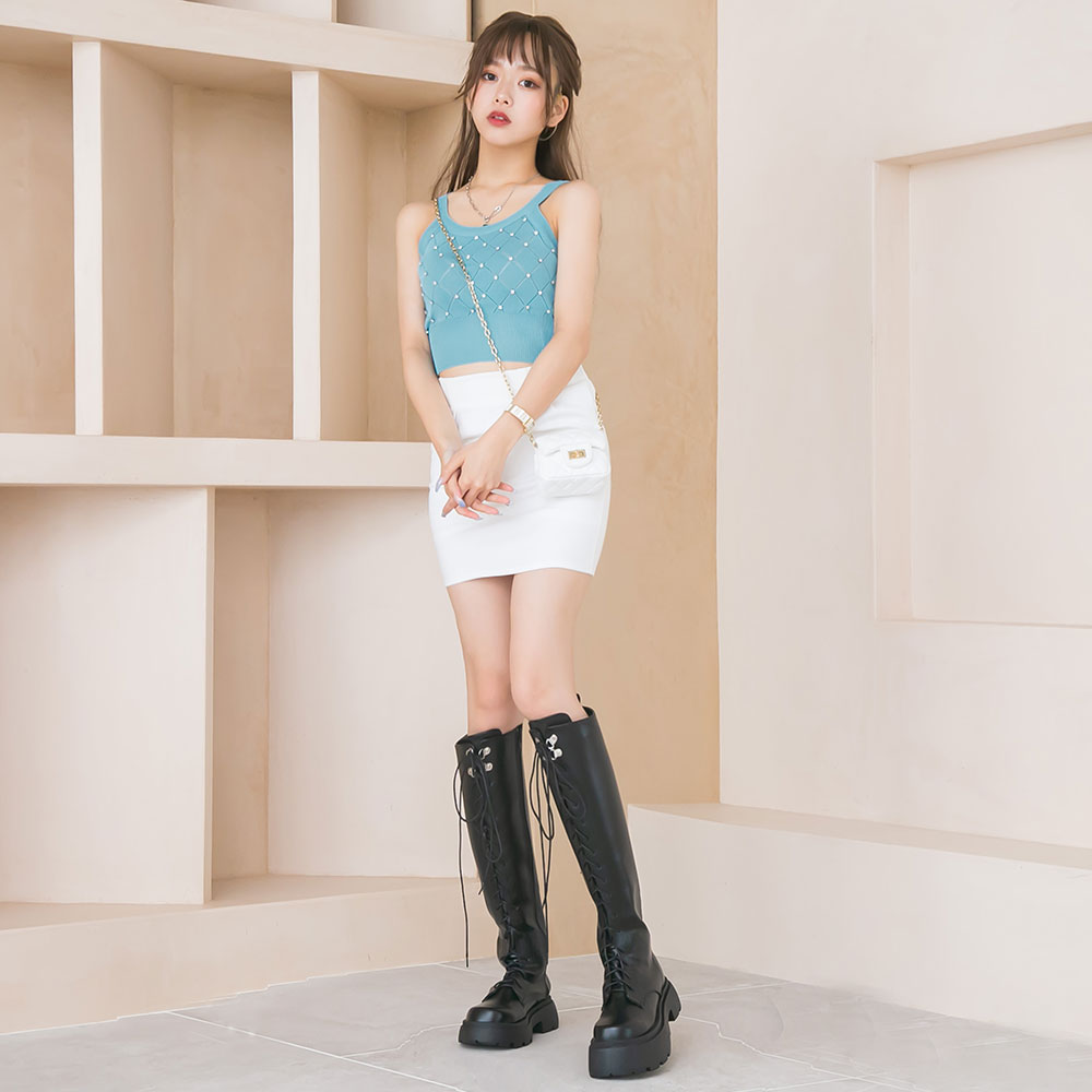 【関税込み】BINYA トープ Retorno ミニスカート メール便】ミニタイトスカート【S?3L】 – レディース