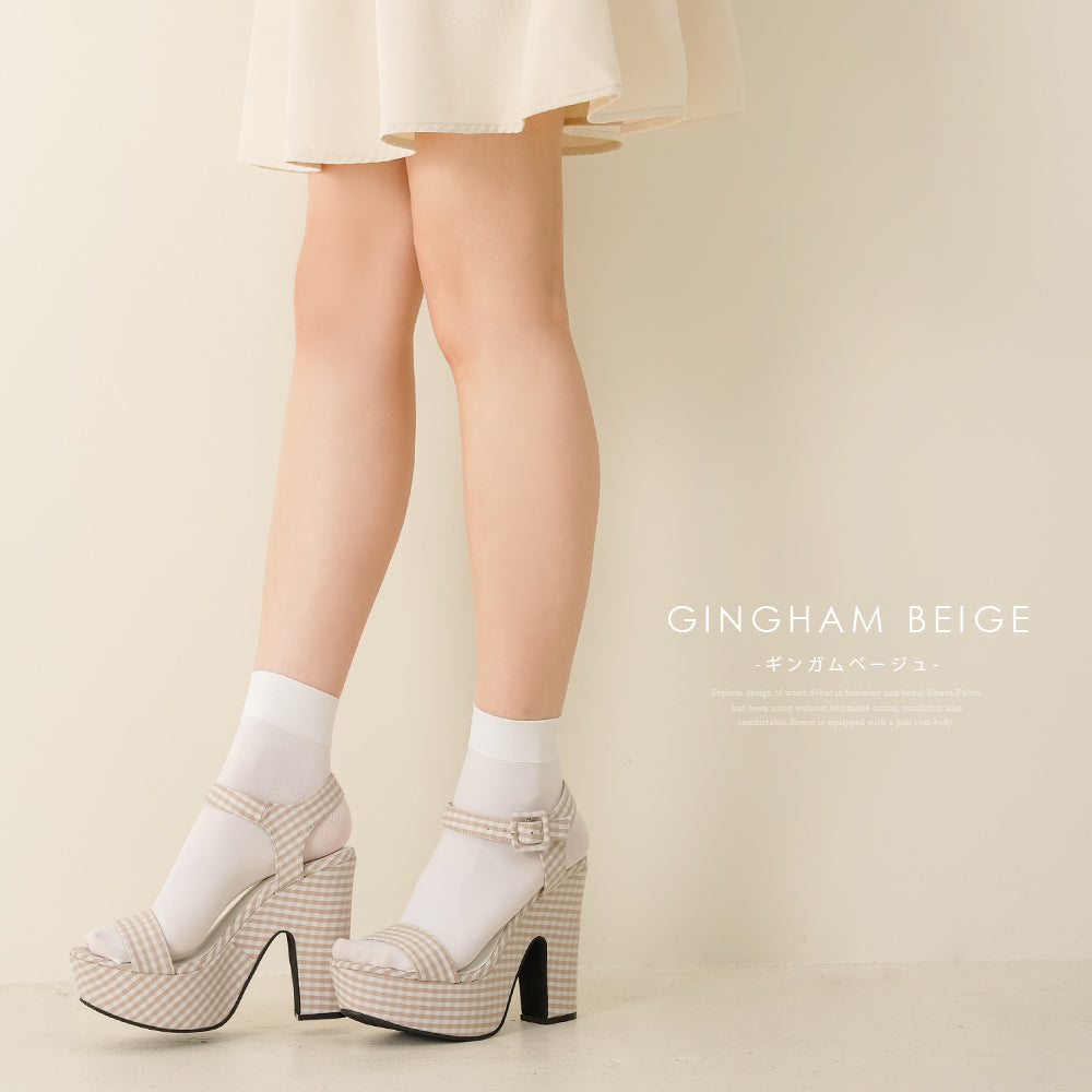 Lace / Close Toe / 12cm / WH 【1122 WH】 – BENIR