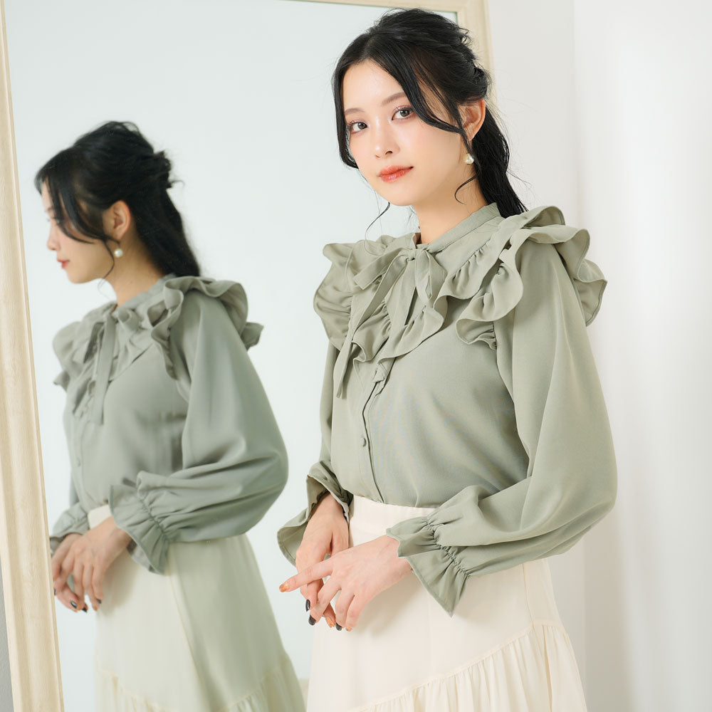 STEPUP対象】【送料無料】【メール便】ラッフルフリルボウタイ