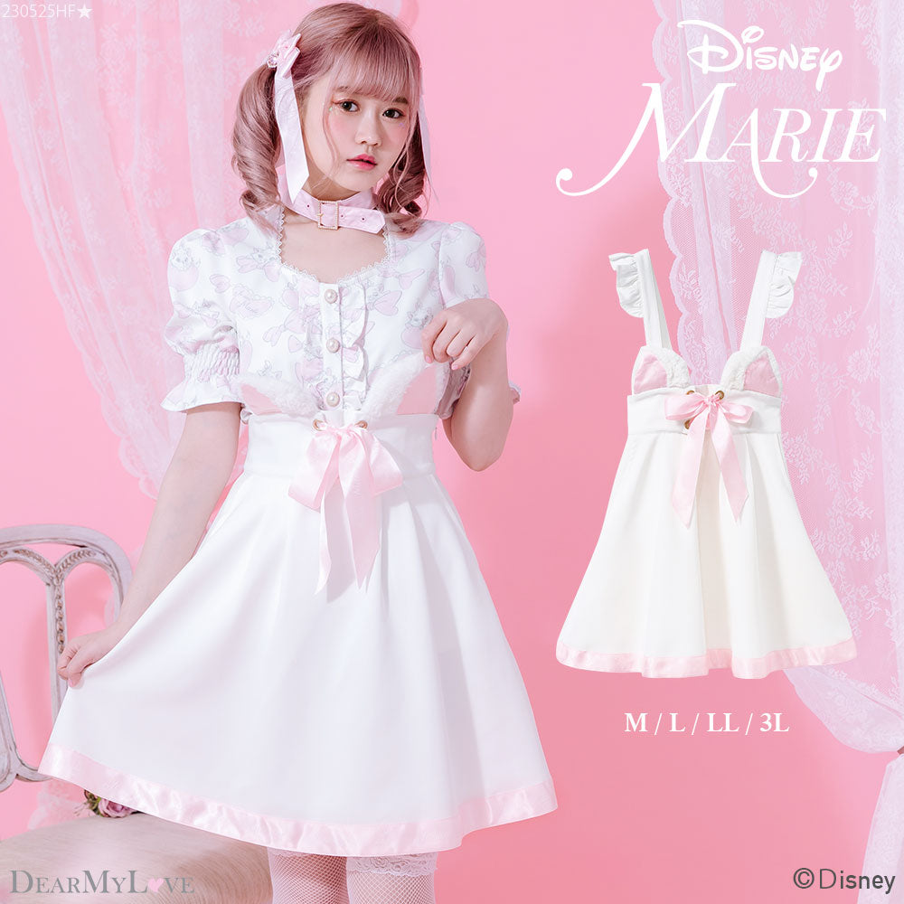 DearMyLove ディズニーコラボ　マリージャンスカ L 海外発送不可】【Disney/マリー】猫耳ジャンスカ – レディース