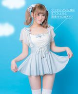 【6/1 12:00発売】【予約　6/19発送】【海外発送不可】シナモロールジャンスカ水着【SD】