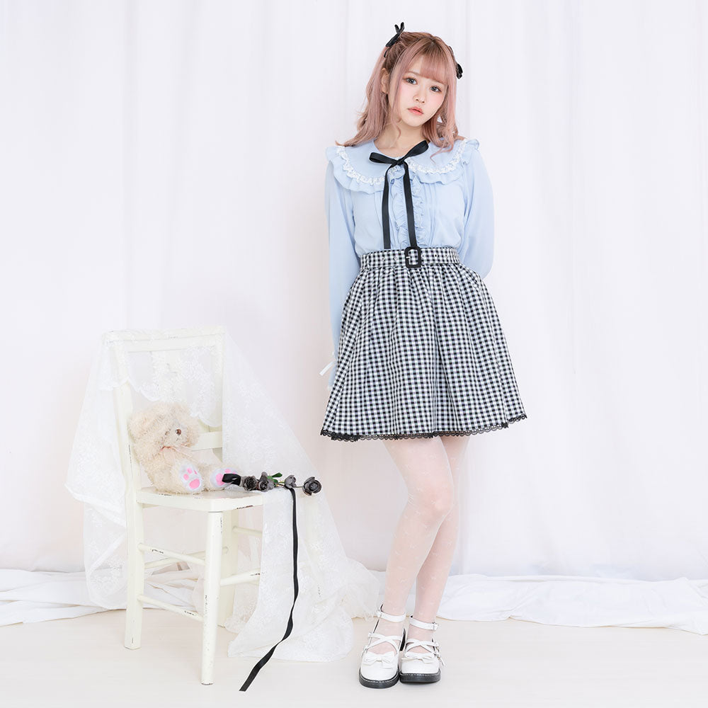 クロスベルトリボンローヒール姫パンプス – レディースファッション