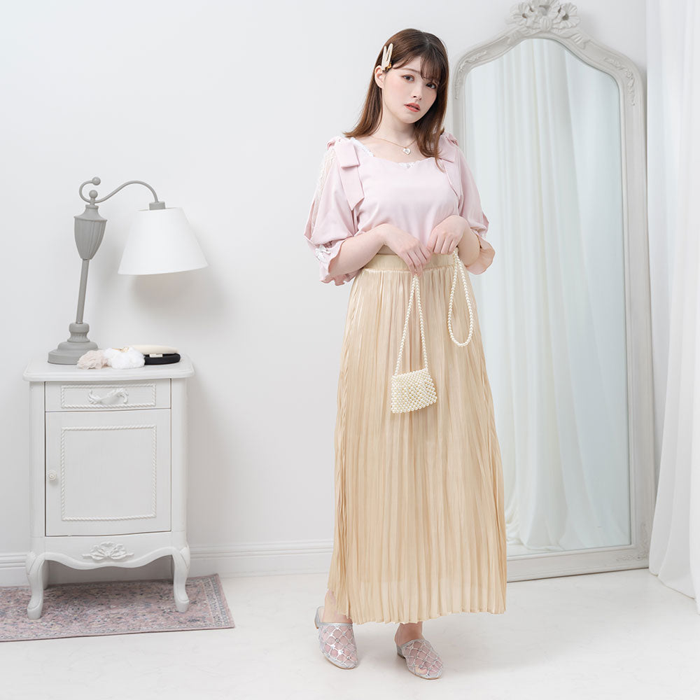 オーロラ　プリーツ　スカート　Мサイズ オーロラプリーツスカート | natural couture(ナチュラル