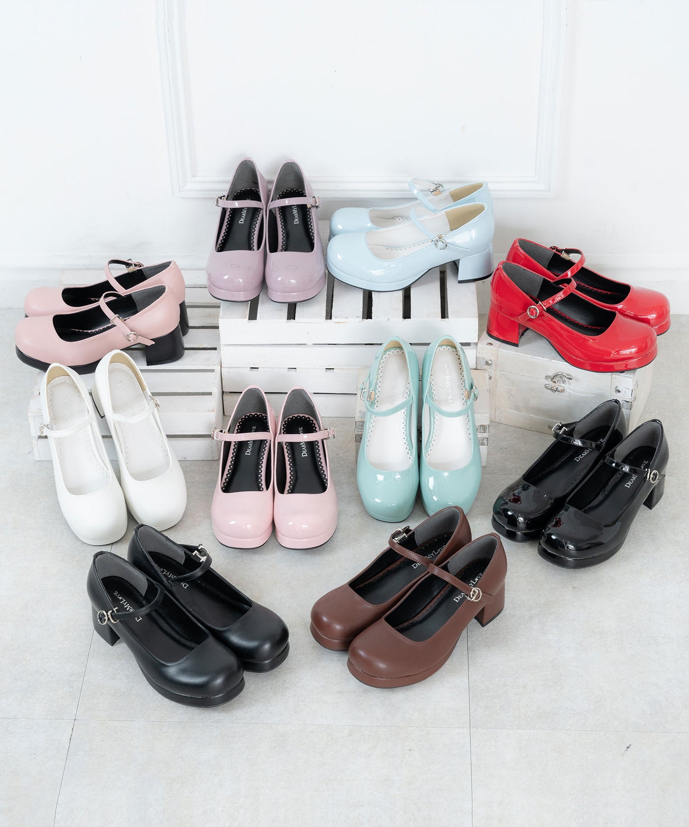 お任せロリータパンプス【25.0cm~26.5cm】【大きいサイズ有