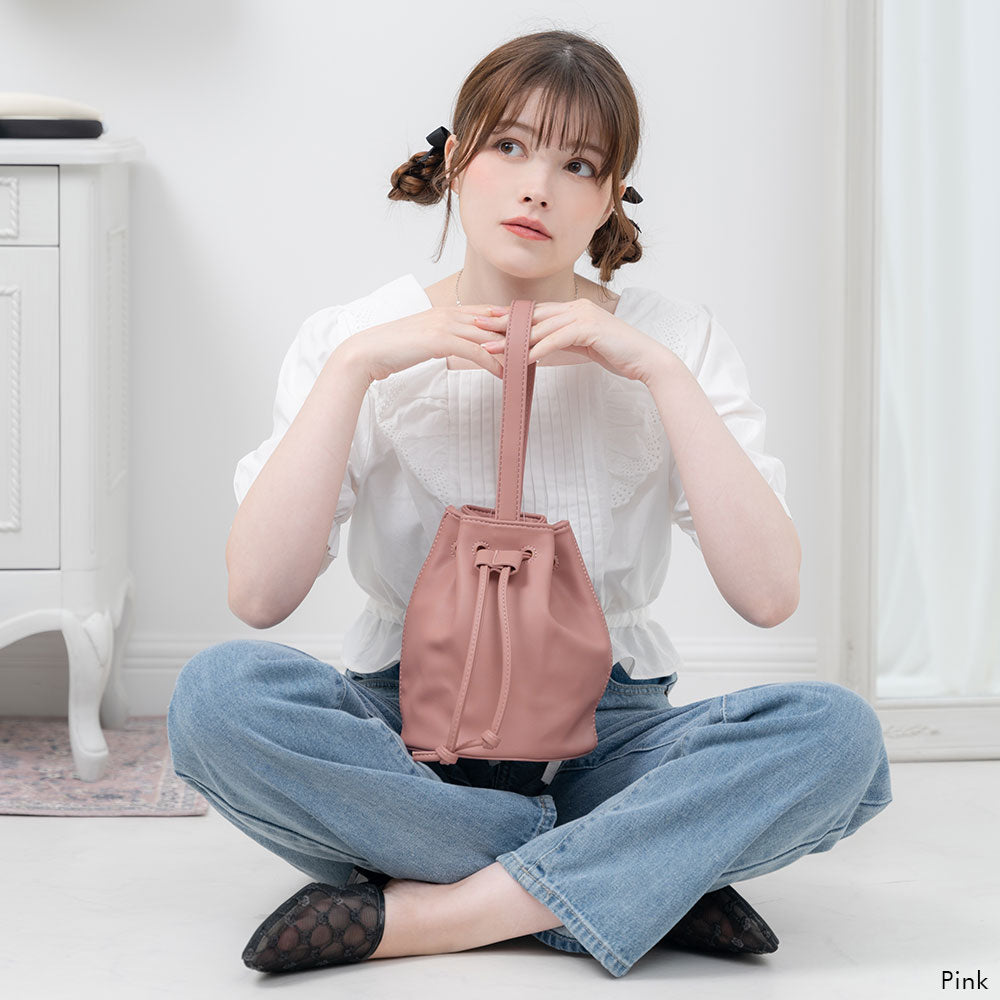 loopool スクエアポーチバッグ loopool スクエアポーチバッグ スクエア ショルダーポーチ 1.5L