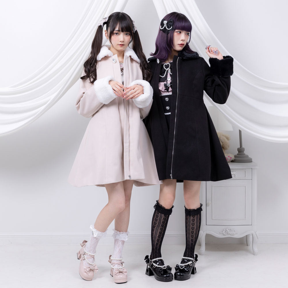 夢展望 ディアマイラブ バックティアコート オールブラック ５L ♡最終値下げ♡ バックティアードコート – レディースファッション通販の夢展望