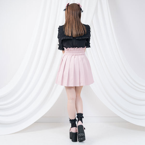 【値下げしました】DearMyLovewhip三連バックルスカート【5L】 まとめ買い】【送料無料】3連バックルプリーツスカート