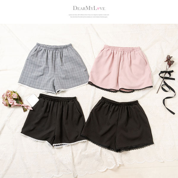 ちら見せショートパンツ