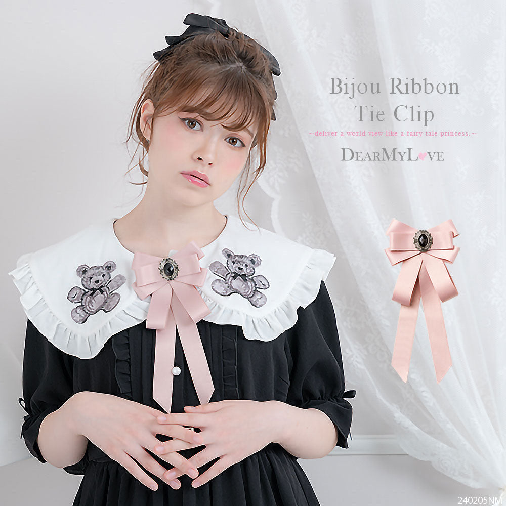 ビジューリボンタイクリップ – レディースファッション通販の夢展望