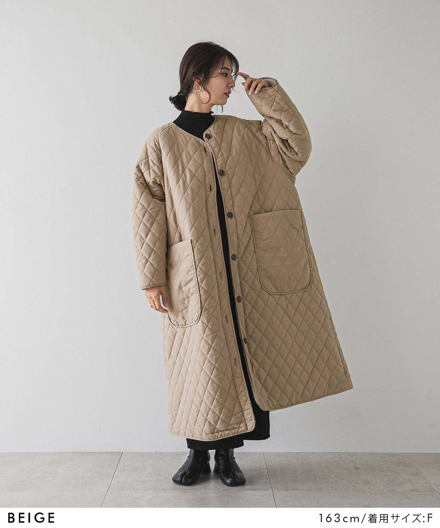 美品22AW ATELIER BETON リバーシブル トレンチコート910O▲ 美品22AW ATELIER BETON リバーシブル トレンチコート910O△ ボア