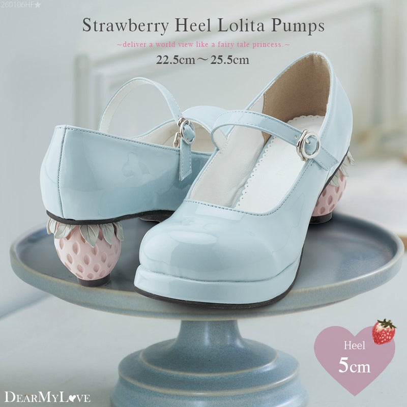いちごヒールロリータパンプス – レディースファッション通販の夢展望