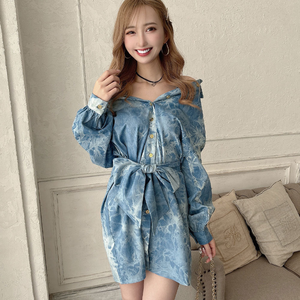 2WAYオフショルシャツワンピース – レディースファッション通販