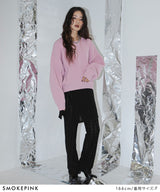 変形アーム前後差カラフルダンボールニット