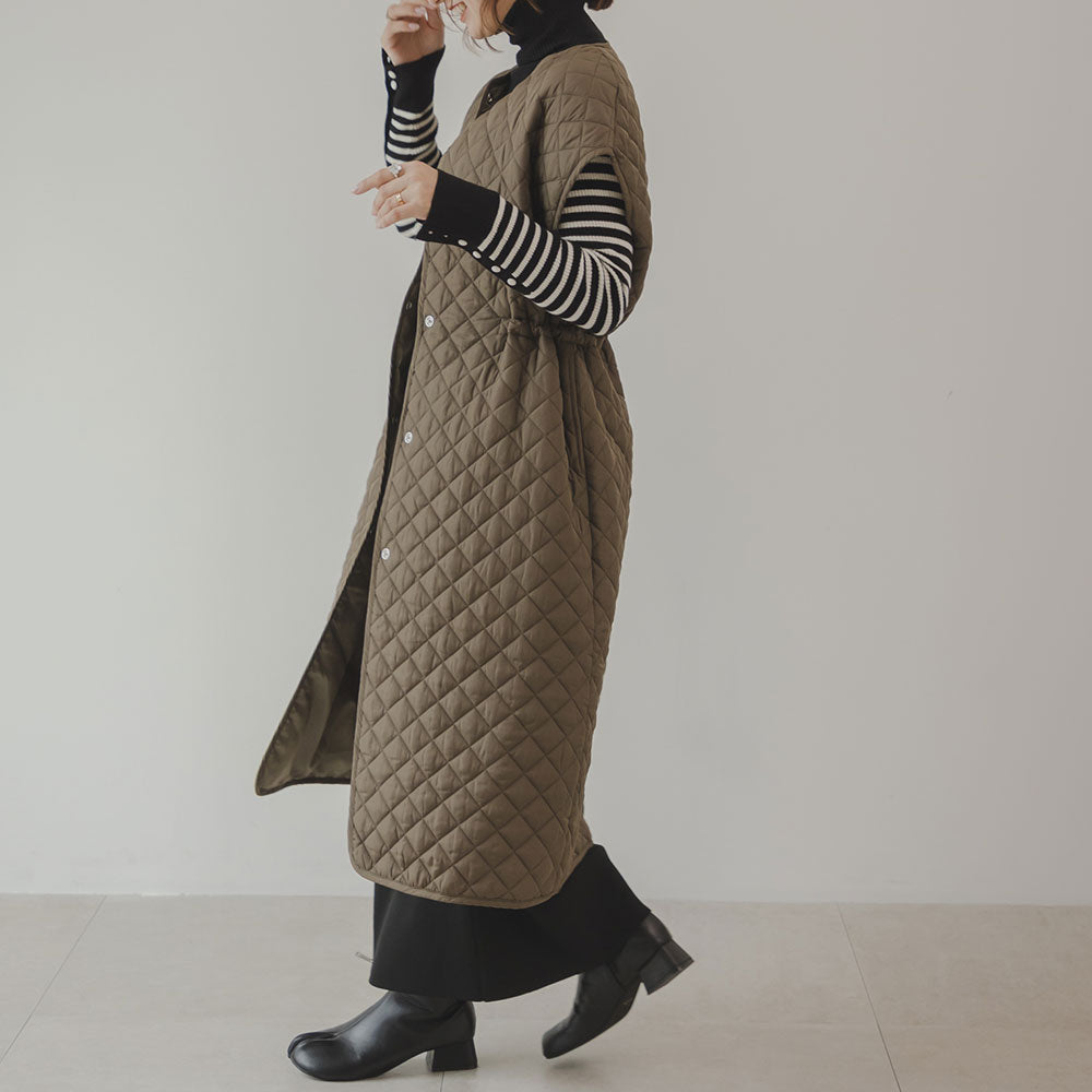 キルティングロングジレ – レディースファッション通販の夢展望【公式】