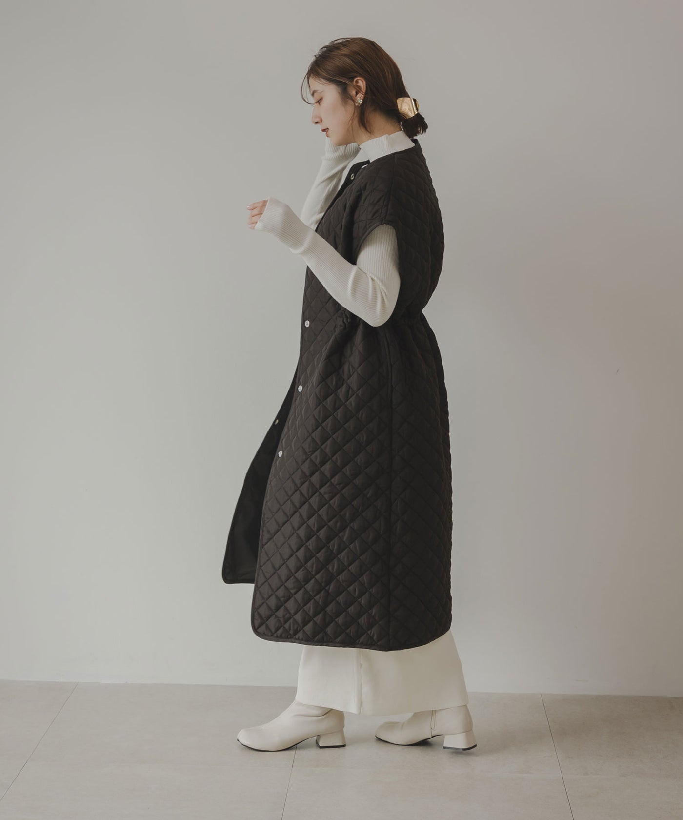 キルティングロングジレ – レディースファッション通販の夢展望【公式】
