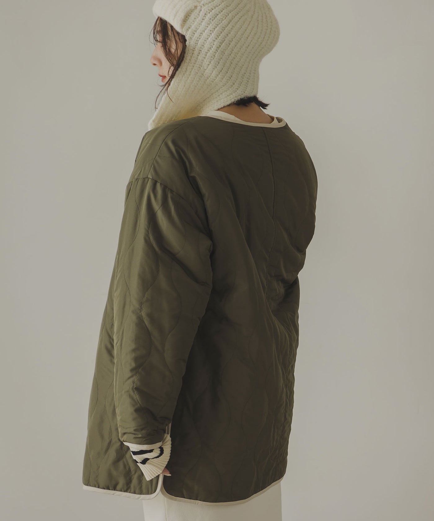 ポルシェ リバーシブルキルティングジャケット　レディースＬサイズ Turbo No.1 - リバーシブル・ウィメンズジャケット – ポルシェ