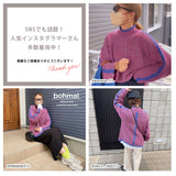 スリーブラインカラフルミックスニット