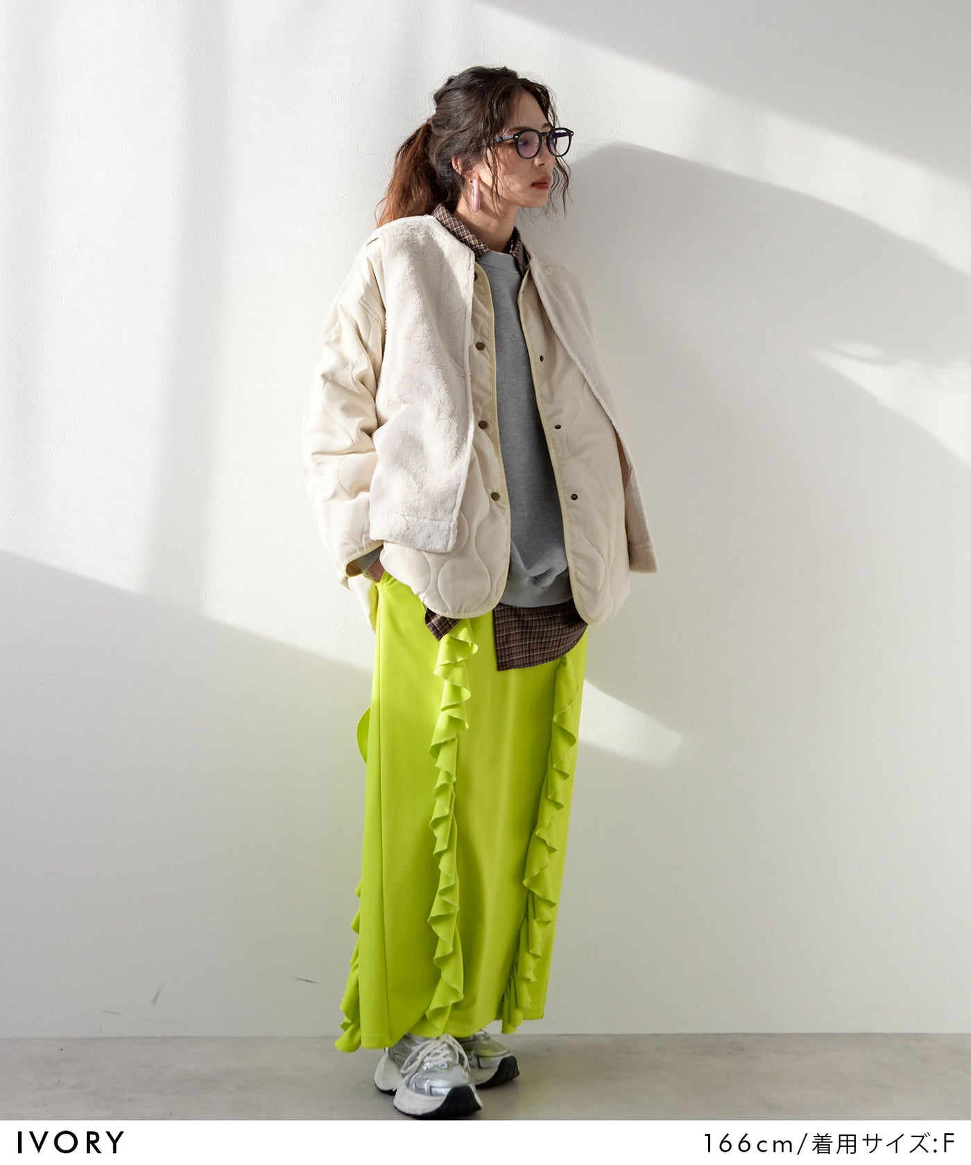 ファーベスト付きキルティングコート – レディースファッション通販の