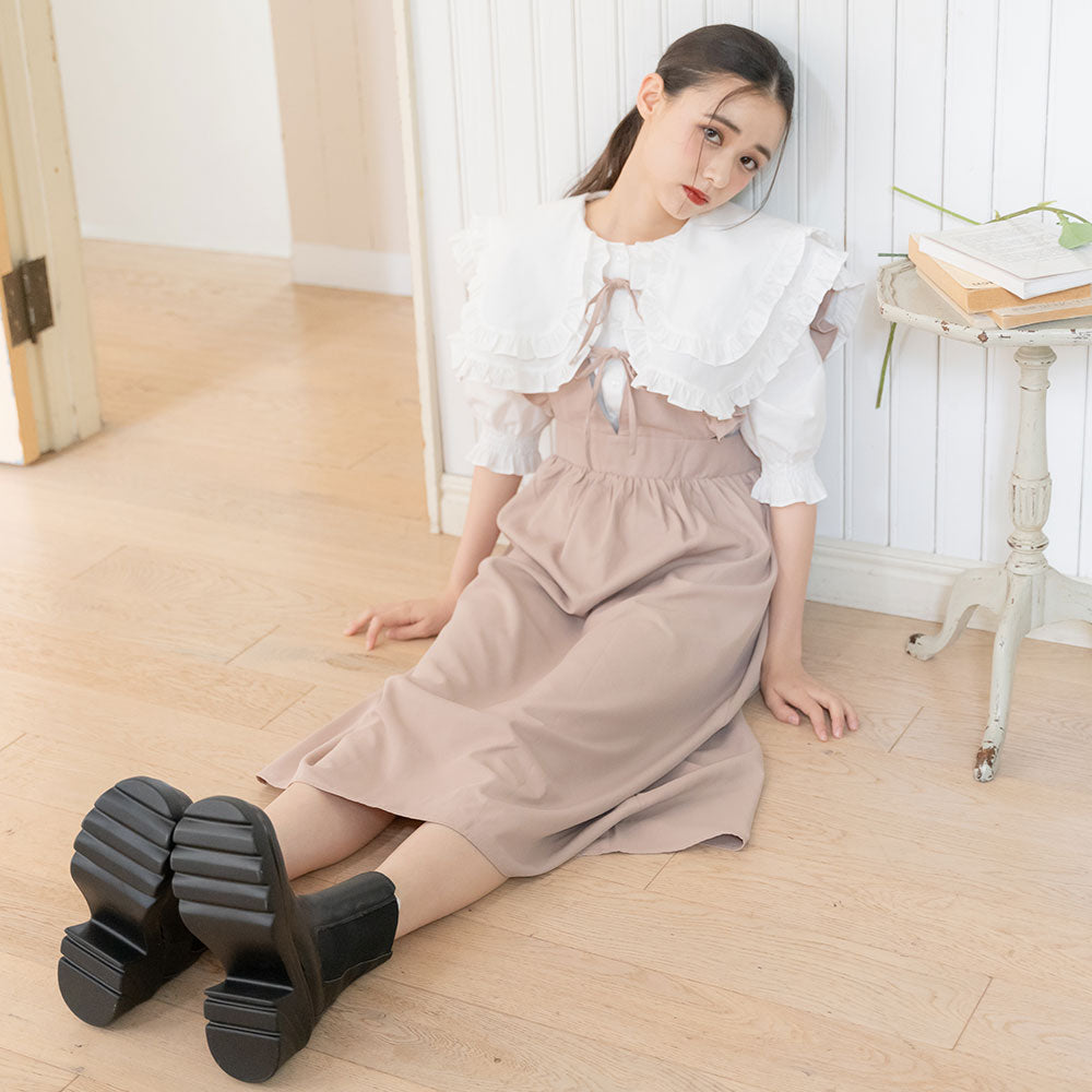 2wayフリルリボンワンピース – レディースファッション通販の夢展望