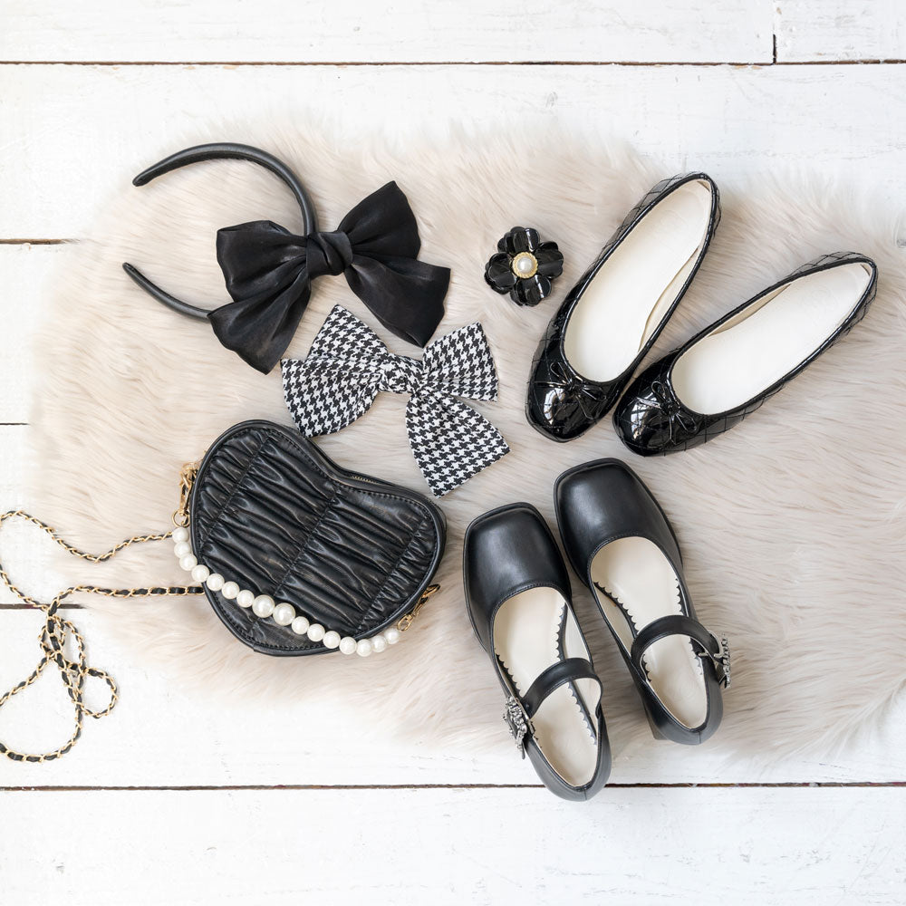 スクエアストラップパンプス【大きいサイズ有】 – レディース