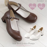 3cmヒールロリータパンプス【大きいサイズ有】