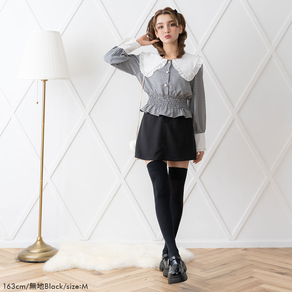 TOTEME クレープ ミニスカート【関税なし】 ウエストレースミニスカート | 【FOREVER 21 JAPAN