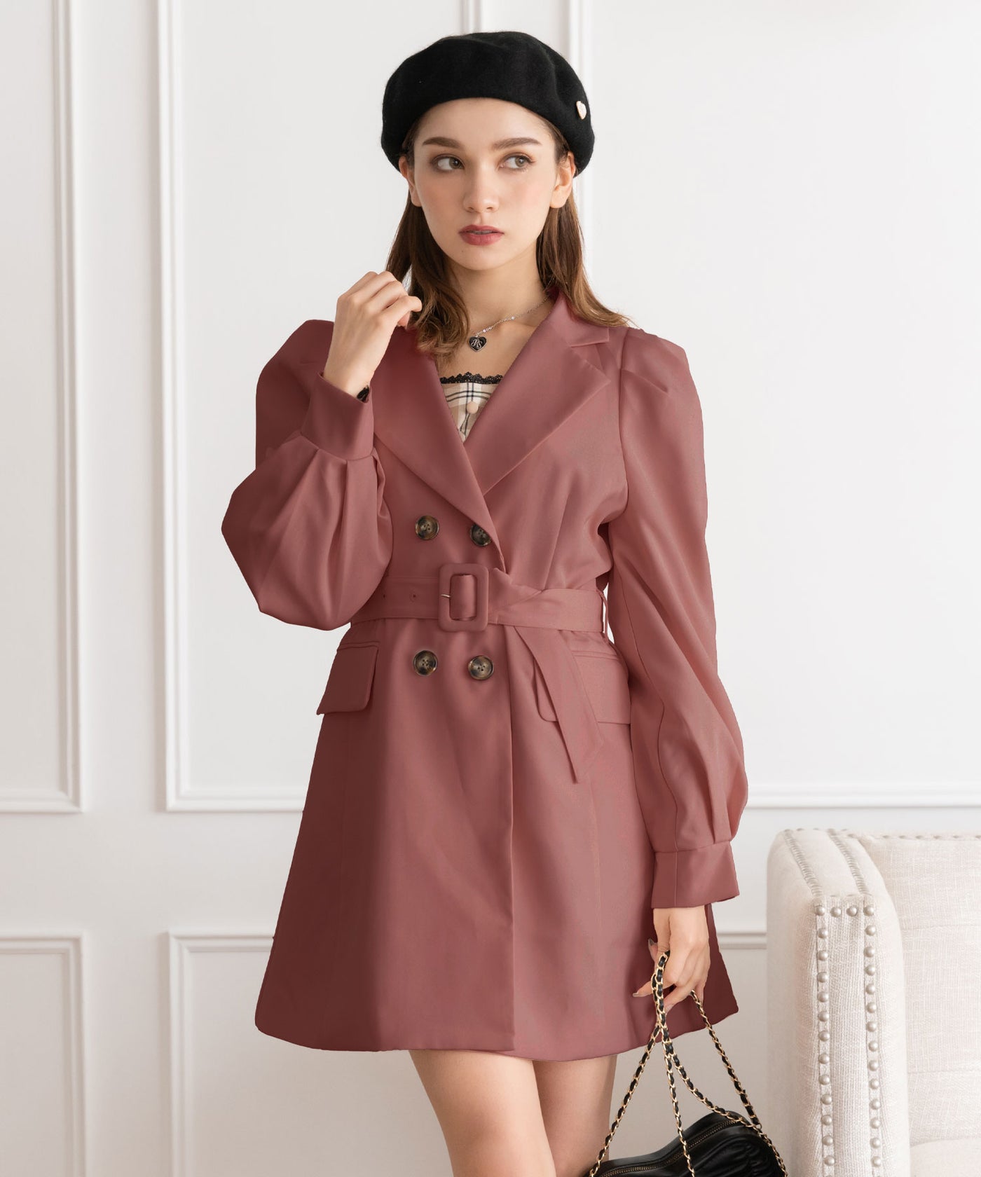 パワショルテーラードジャケットコート – レディース