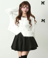 【ブラック（丈長含む）のみ定価】ハイウエストティアードスカパン