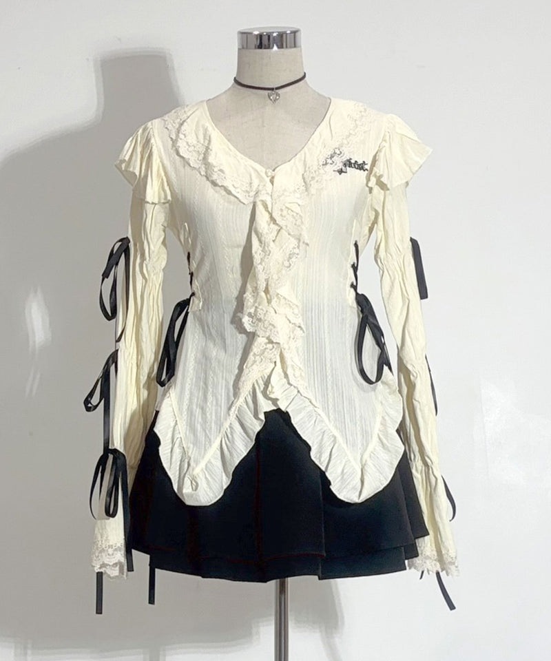 【ブラック（丈長含む）のみ定価】ハイウエストティアードスカパン