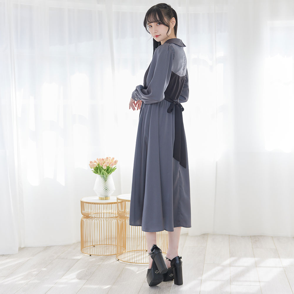 バックリボングロスワンピース – レディースファッション通販の夢展望