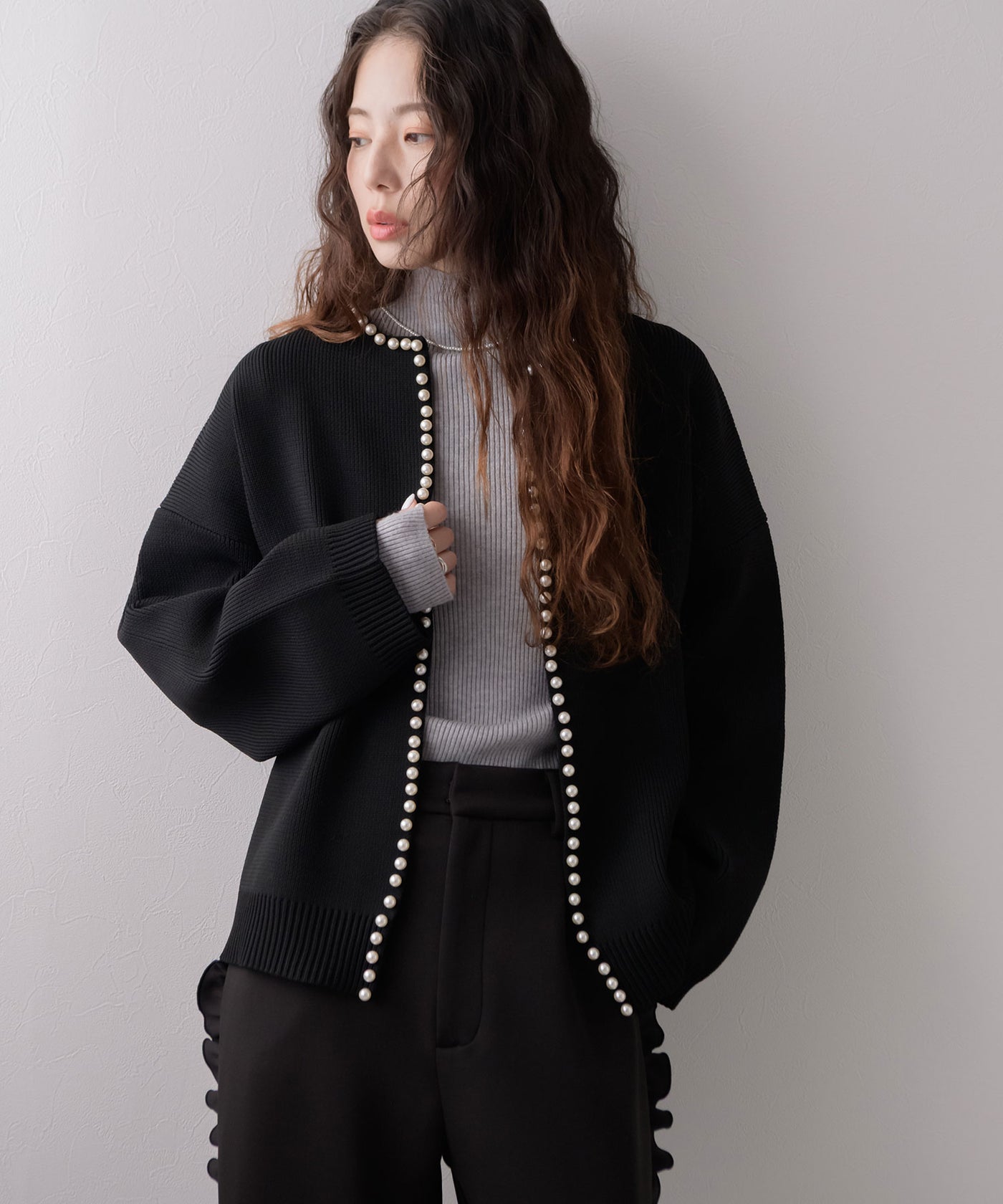 パールニットカーディガン – レディースファッション通販の夢