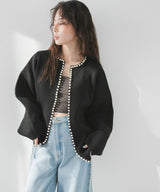 パールニットカーディガン