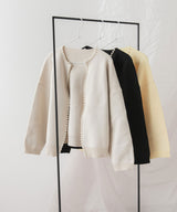 パールニットカーディガン