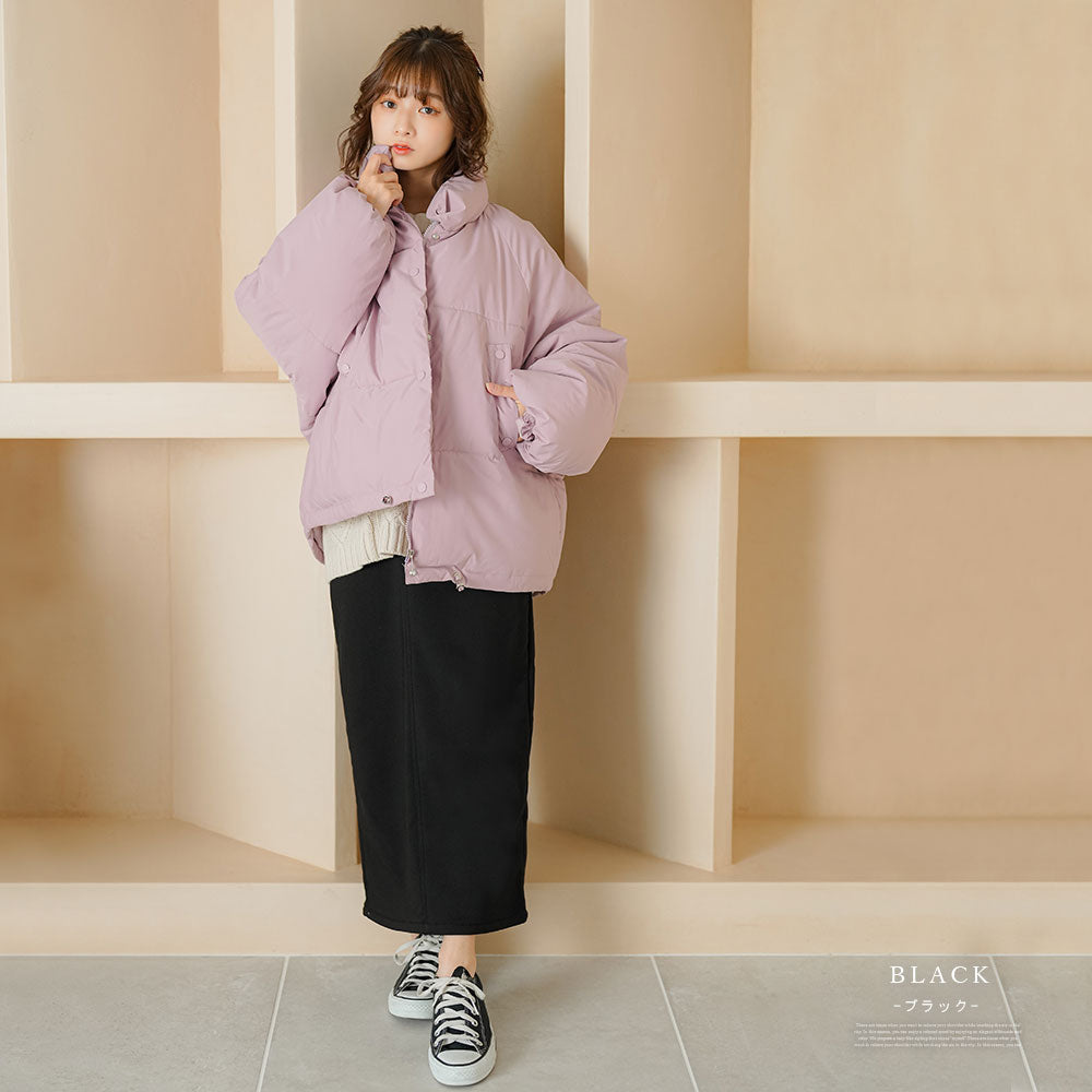 新品】PLUSOTO.HA 裏起毛ストレッチ タイトスカート ロング丈