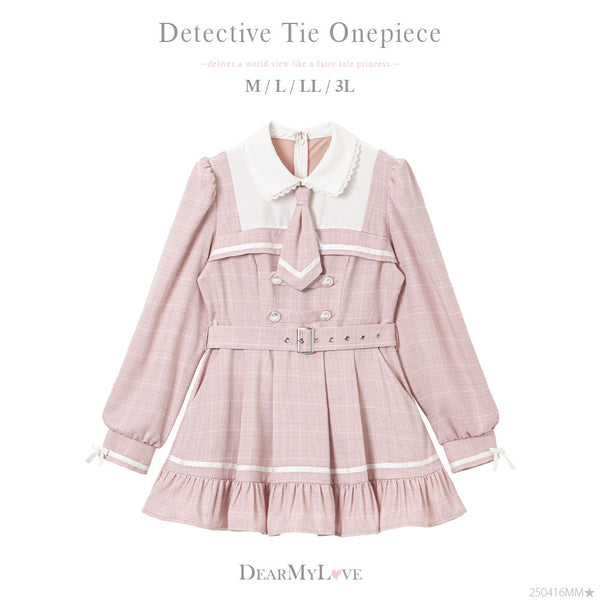 夢展望 デビル襟クロスフリルワンピース DearmyLove 地雷 量産 DearMyLove ワンピース デビル襟クロスフリルワンピース