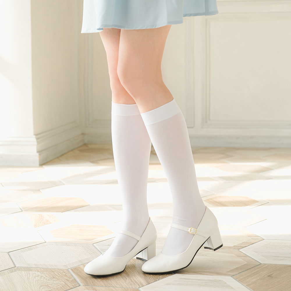 5cmヒール楽ちんストラップパンプス【大きいサイズ有】 – レディース