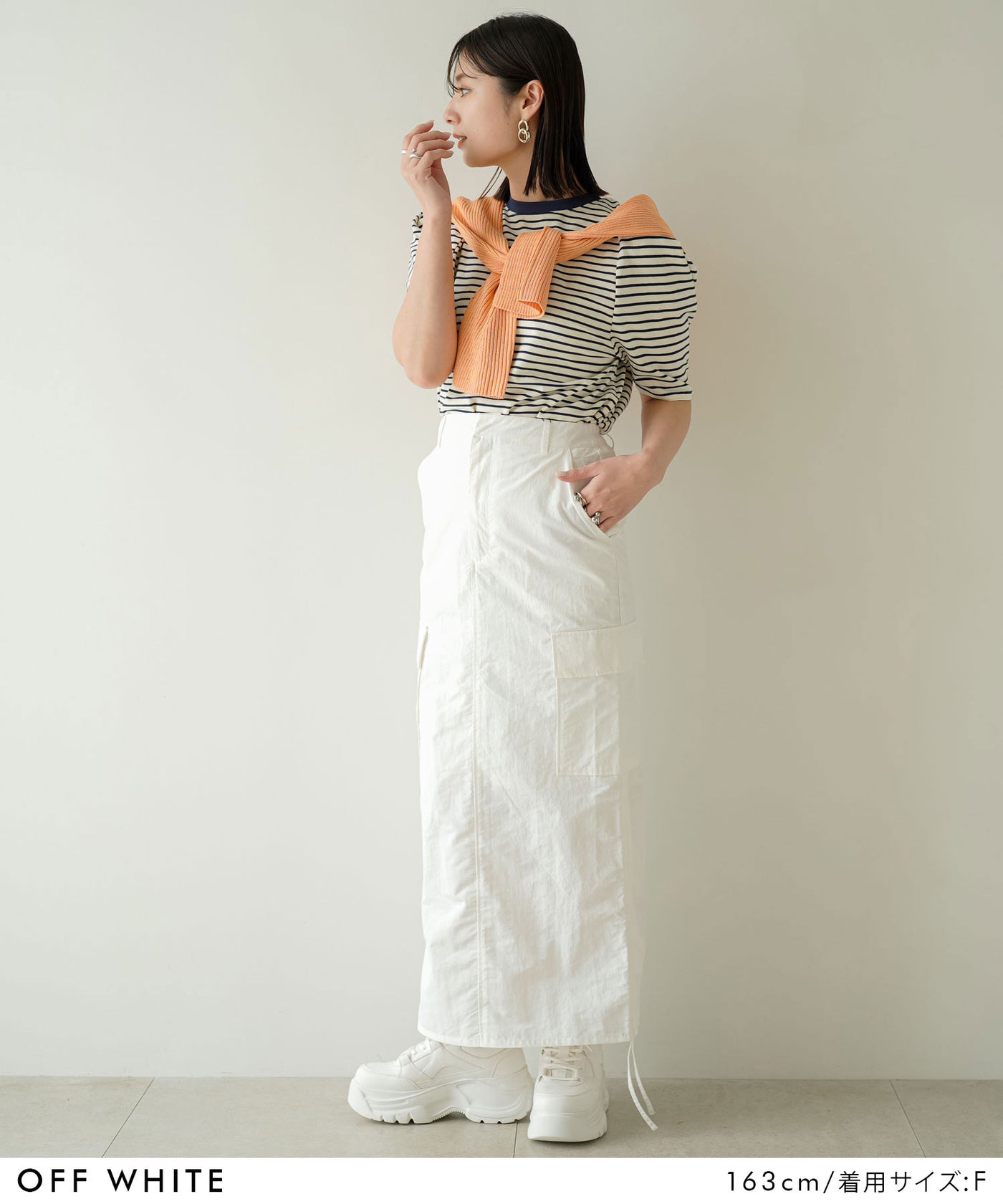理紗12月1日まで　Drawstringカーゴスカート ドロストカーゴスカート – レディースファッション通販の夢展望
