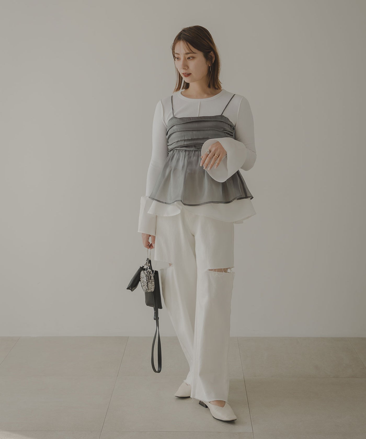 スラッシュカットデニムパンツ – レディースファッション通販の夢展望
