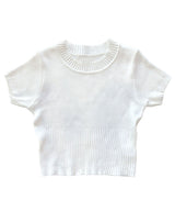 【9/17 11時まで限定価格】【メール便】コンパクトベーシックギャルニットトップス